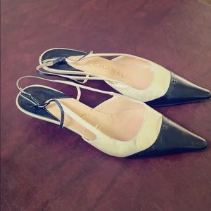 Chanel cheeky heels.